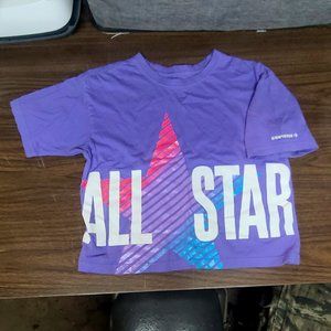 Girls converse boxy tshirt